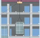 Half unit curtain wall