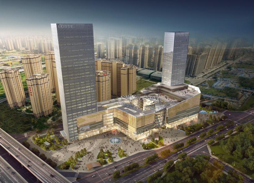 热烈庆祝我公司成功中标中国四川省成都市乐天广场办公楼及酒店塔楼幕墙工程